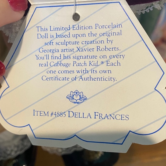 CABBAGE PATCH PORCELAIN FACED DOLL - Picture 2 of 4